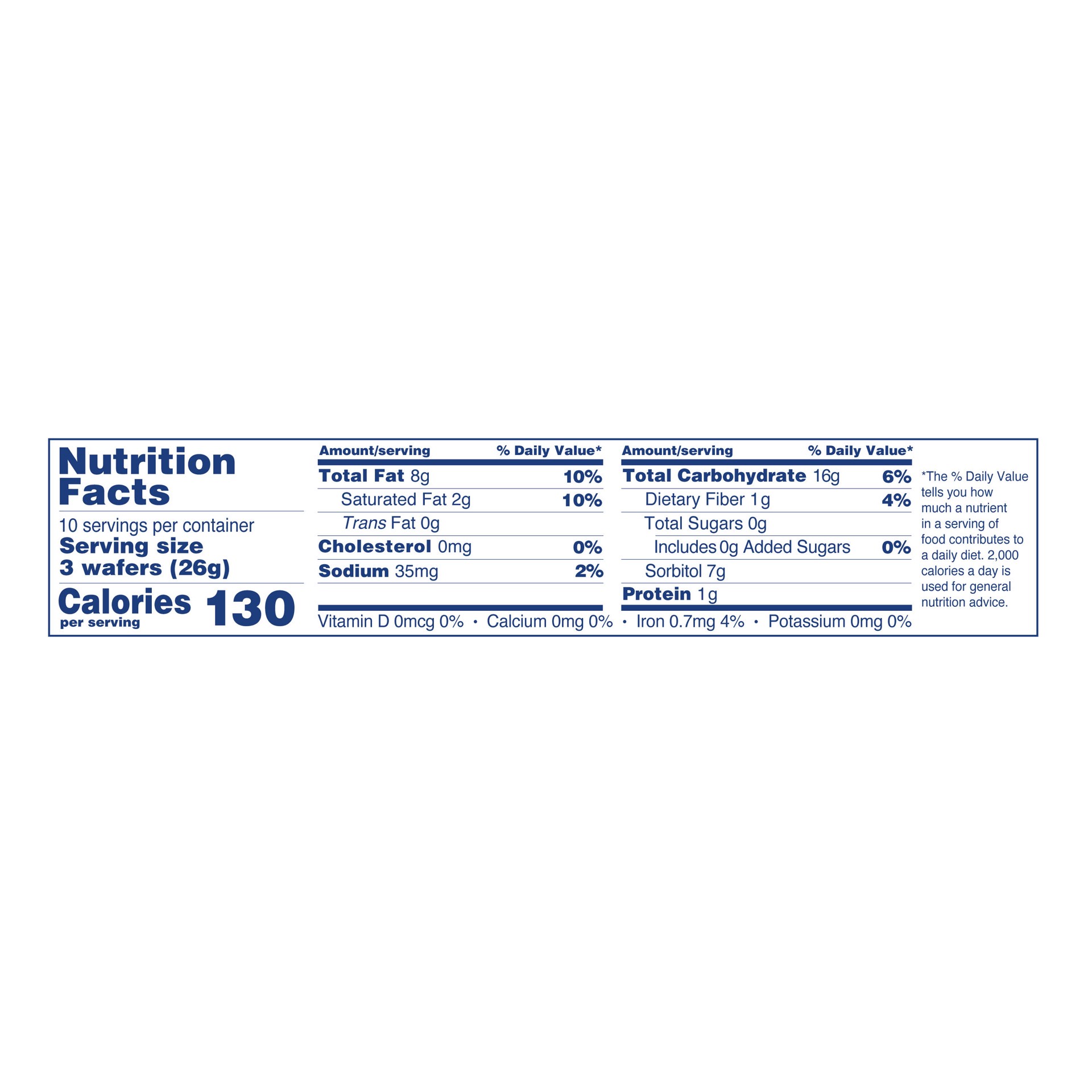 slide 2 of 3, Voortman Bakery Zero Sugar Chocolate Wafers - 9 Oz, 9 oz