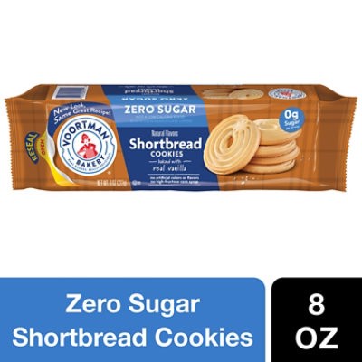 slide 1 of 3, Voortman Bakery Sugar Free Shortbread Cookies - 8 Oz, 8 oz