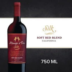 Menage A Trois Silk Red Wine Bottle - 750 Ml