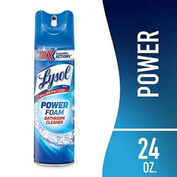 Lysol Power Foam Bathroom Cleaner - 24 Oz