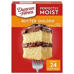 Duncan Hines Perfectly Moist Butter Golden Cake Mix - 15.25 Oz