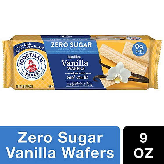slide 1 of 1, Voortman Bakery Sugar Free Vanilla Wafers - 9 Oz, 9 oz
