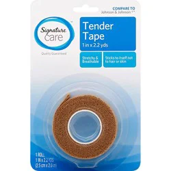 Signature Select/care Tender Tape 1in X 2.2yds - Each