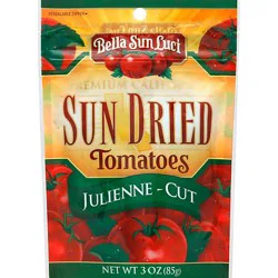 Bella Sun Luci Tomatoes Sun Dried Halves Julienne Prepacked - 3 Oz