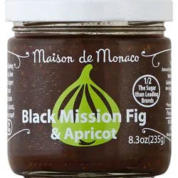 Maison De Monaco Preserves Black Mission Fig & Apricot - 8.3 Oz