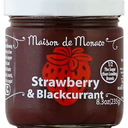 Maison De Monaco Preserves Strawberry & Blackcurrant - 8.3 Oz