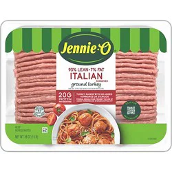 Jennie-O Turkey Store Lean Ground Turkey Italian Seasoned Fresh - 16 Oz