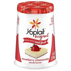Yoplait Original Yogurt Low Fat Strawberry Cheesecake - 6 Oz