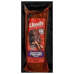 Lloyds Original Bbq Sauce Pork Babyback Ribs - 20.8 Oz