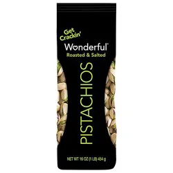 Wonderful Pistachios Roasted & Salted Pistachios - 16 Oz