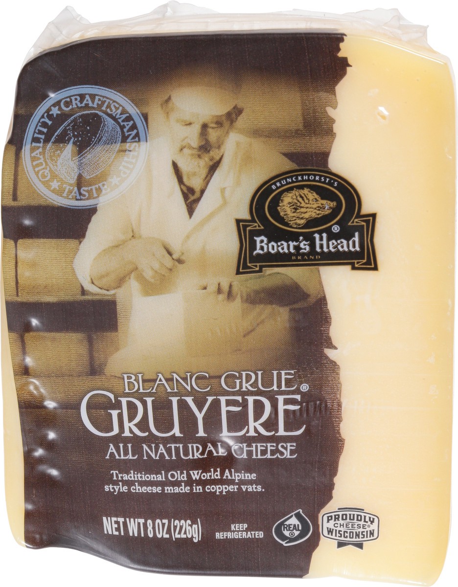 slide 8 of 11, Boars Head Cheese Pre Cut Gruyere - 8 Oz, 8 oz
