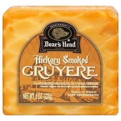 Boars Head Cheese Pre Cut Gruyere Smoked - 8 Oz