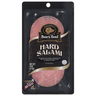 slide 1 of 1, Boars Head Salami Hard - 4 Oz, 4 oz