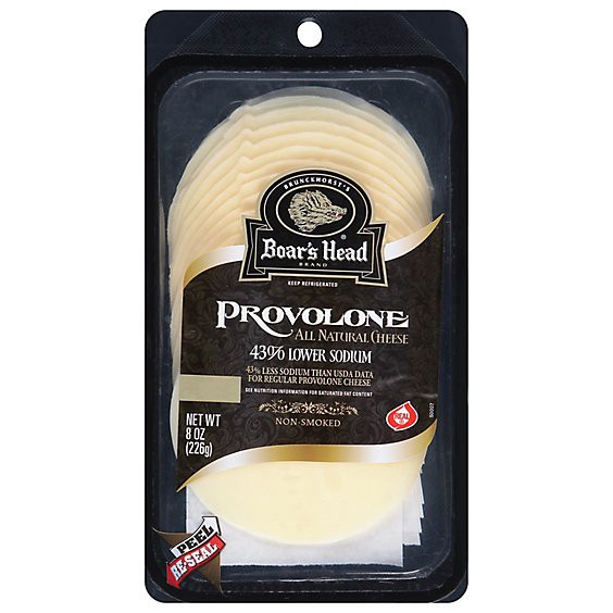 slide 1 of 10, Boars Head Cheese Provolone Low Sodium - 8 Oz, 8 oz
