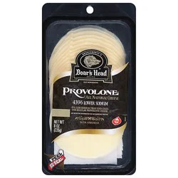 Boars Head Cheese Provolone Low Sodium - 8 Oz
