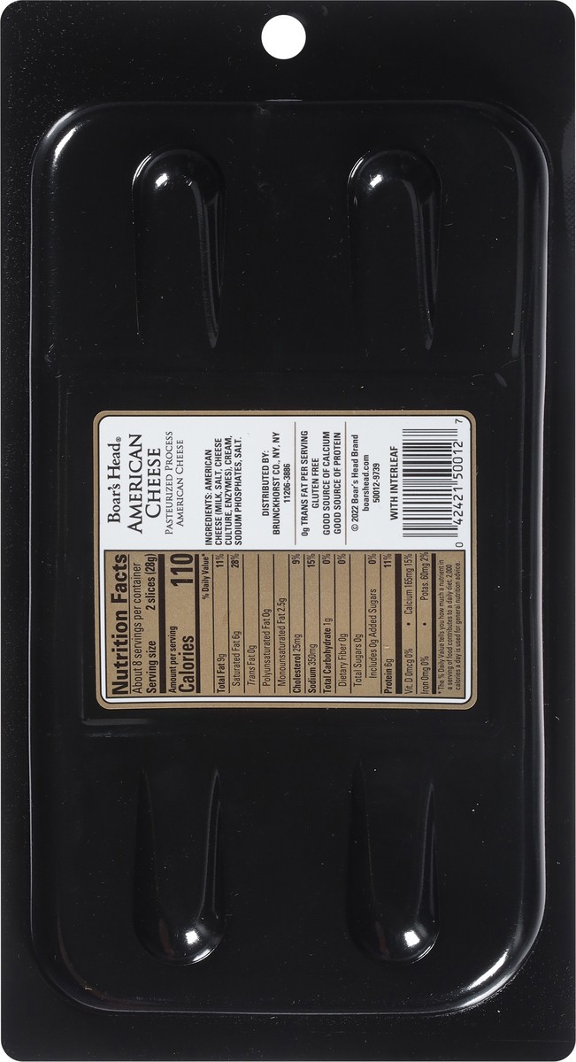 slide 4 of 10, Boars Head Cheese American White - 8 Oz, 8 oz