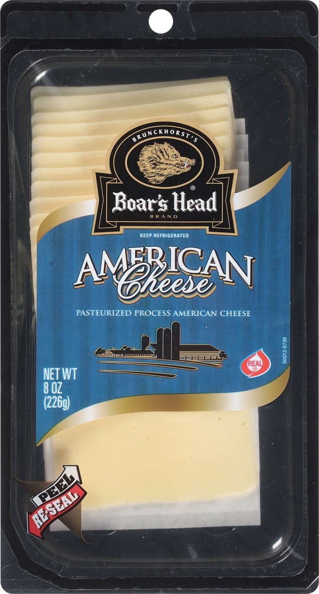 slide 10 of 10, Boars Head Cheese American White - 8 Oz, 8 oz