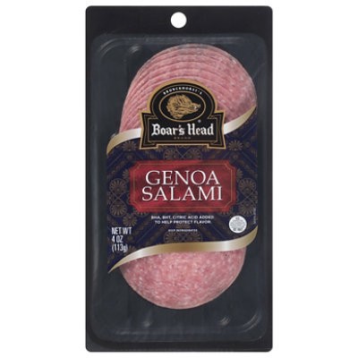 slide 1 of 1, Boars Head Salami Genoa - 4 Oz, 4 oz