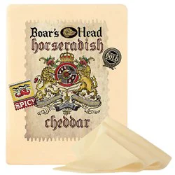 Boar's Head Horseradish Cheddar Cheese