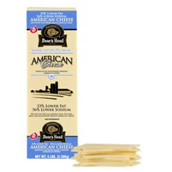 Boar's Head Cheese American White 25% Lower Fat Low Sodium