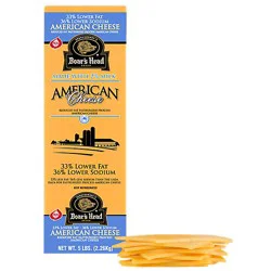 Boars Head Fresh-Sliced Lowfat Low Sodium American Yellow Cheese