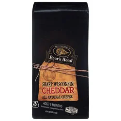 Boar's Head Sharp Wisconsin Yellow Cheddar Cheese