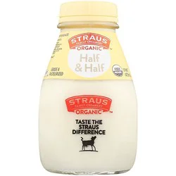 Straus Organic Half & Half - 16 Fl. Oz.