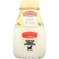 Straus Organic Half & Half - 16 Fl. Oz.