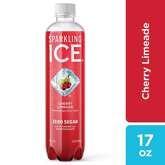slide 1 of 1, Sparkling Ice Cherry Limeade Sparkling Water 17 Fl. Oz. Bottle, 17 fl oz