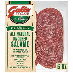 Gallo Salame Deli Thin Sliced All Natural Uncured Salame - 6 Oz