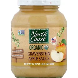 North Coast Organic Apple Sauce Gravenstein - 24 Oz
