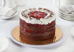 Bakery Cake Strawberry Boston Chocolate White Ice Nondairy - Each