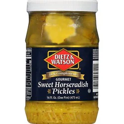 Dietz & Watson Sweet Horseradish Pickles 16 Oz