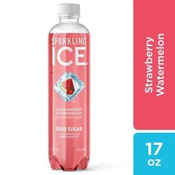 Sparkling Ice Strawberry Watermelon Sparkling Water 17 Fl. Oz. Bottle