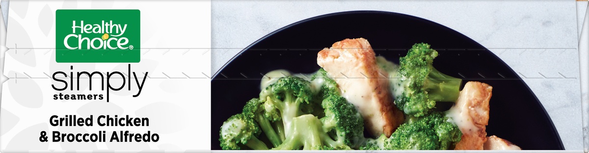 slide 6 of 10, Healthy Choice Simply Steamers Frozen Chicken Broccoli Alfredo - 9.15oz, 9.15 oz