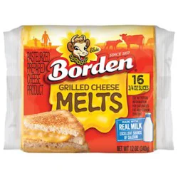 Borden Cheese Product Pasteurized Prepared Grilled Cheese Melts - 12 Oz