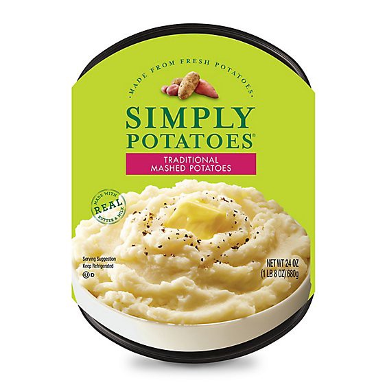 slide 1 of 1, Simply Potatoes Potato Mashed Traditional - 24 Oz, 24 oz