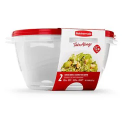 Rubbermaid Take Alongs Containers + Lids Bowls Serving 15.7 Cups - Each