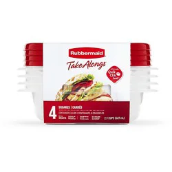 Rubbermaid Take Alongs Containers + Lids Square - Each