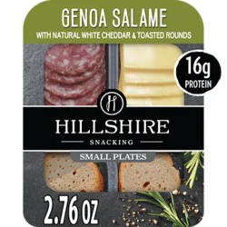 Hillshire Farm Snacking Small Plates Genoa Salami & White Cheddar Cheese - 2.76 Oz