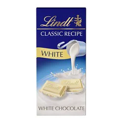 Lindt Classic Recipe White Chocolate Candy Bar - 4.4 Oz