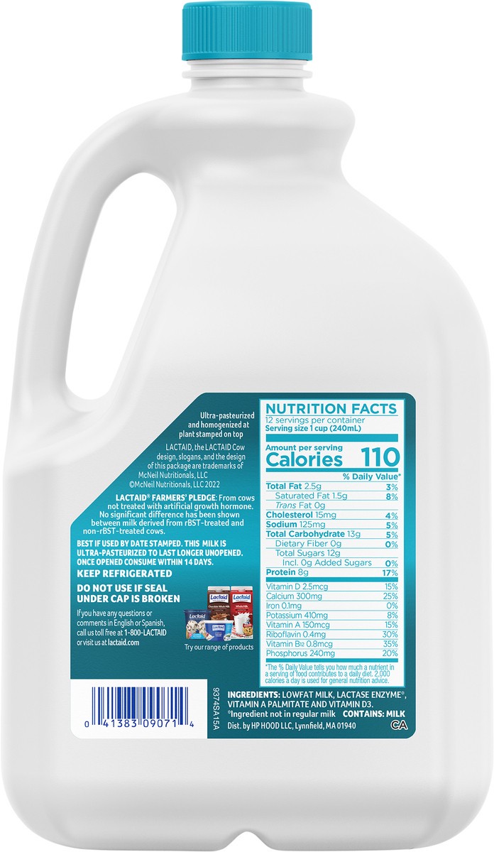 slide 5 of 14, Lactaid 1% Lowfat Milk - 96 Oz, 96 fl oz