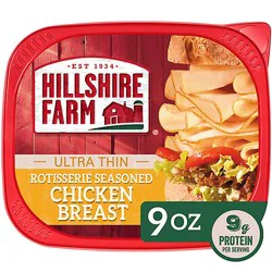 Hillshire Farm Ultra Thin Sliced Lunchmeat Rotisserie Seasoned Chicken Breast - 9 Oz