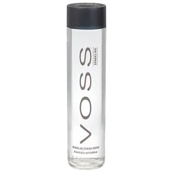 Voss Artesian Water Sparkling Glass Bottle - 800 Ml