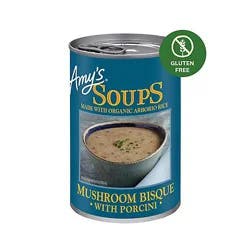 Amy's Mushroom Bisque With Porcini - 14 Oz