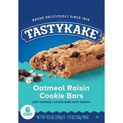 Tastykake Oatmeal Raisin Soft Cookies Bar - 10.5 Oz