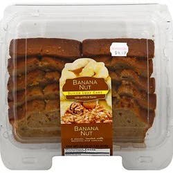 Csm Sliced Banana Nut Loaf Cake - Each