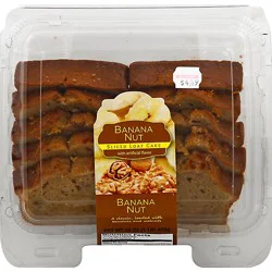 Csm Sliced Banana Nut Loaf Cake - Each