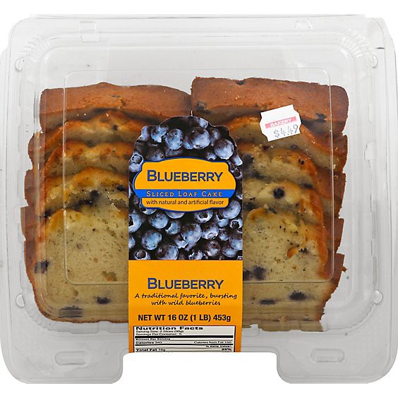slide 1 of 1, Csm Blueberry Slice Loaf Cake - 16 Oz, 16 oz