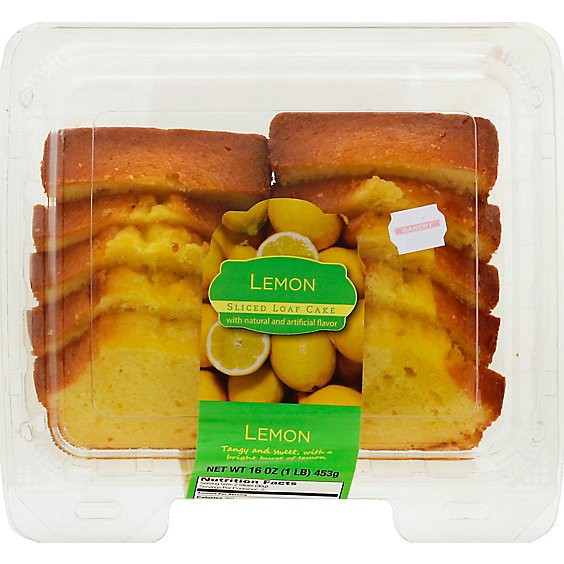 slide 1 of 1, Csm Sliced Lemon Loaf Cake - 16 Oz, 16 oz